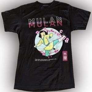 Black Mulan Graphic T-Shirt